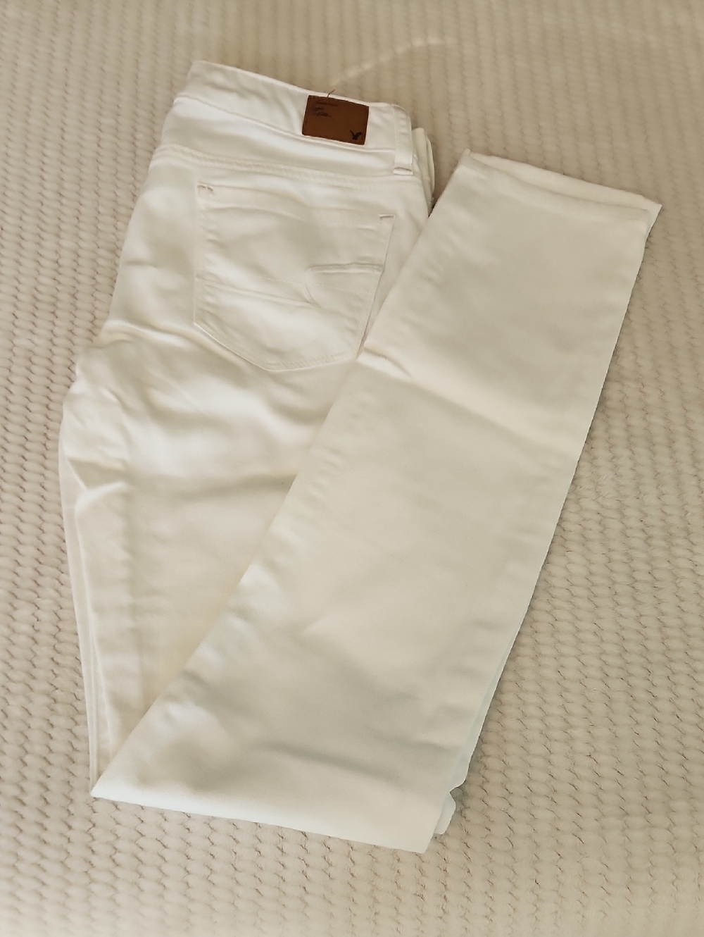 American Eagle Stretch Skinni  White  Jeans